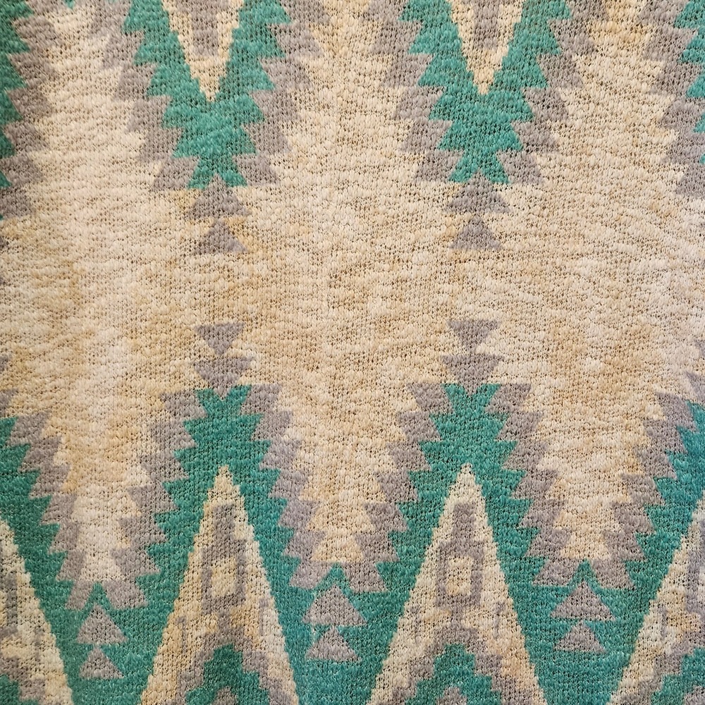 Southwestern Aztec Diamond Pattern Knit Sweater Estimated Size L/XL No Tag - Picture 5 of 6